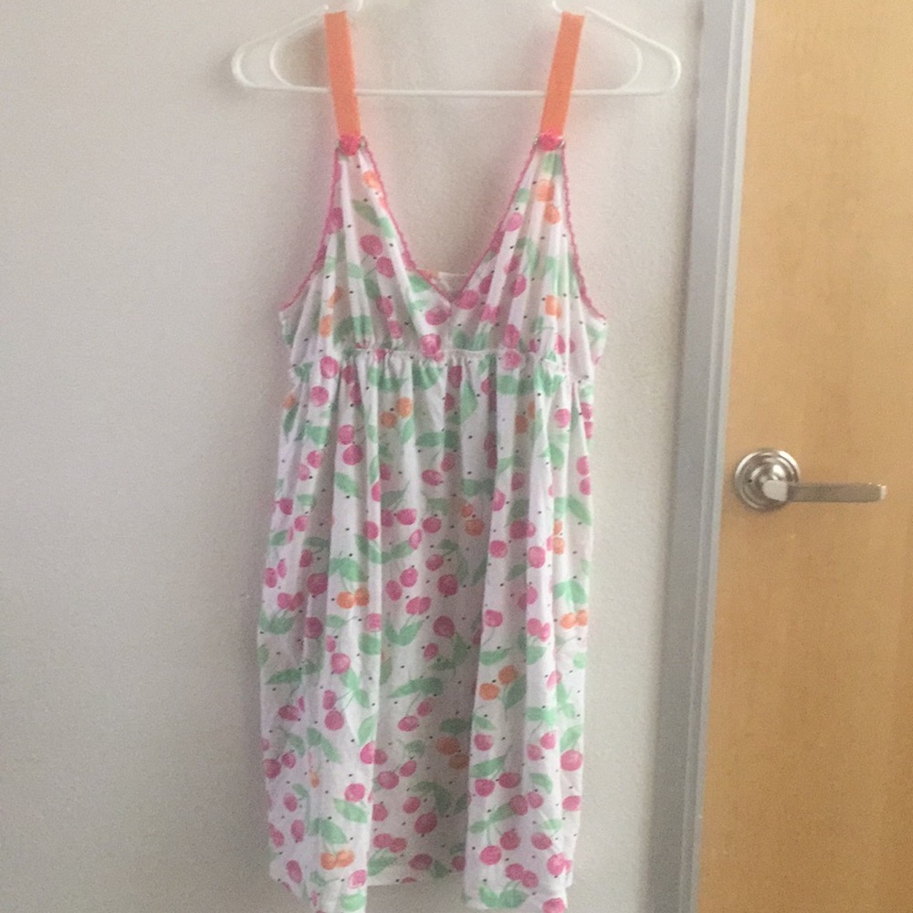 Hue pink, green & orange nighty